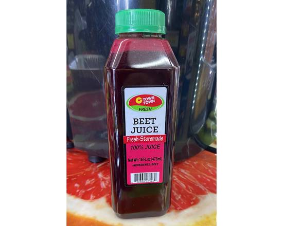 Order Fresh Beet Juice (16 oz) food online from Ctown Supermarkets store, Uniondale on bringmethat.com