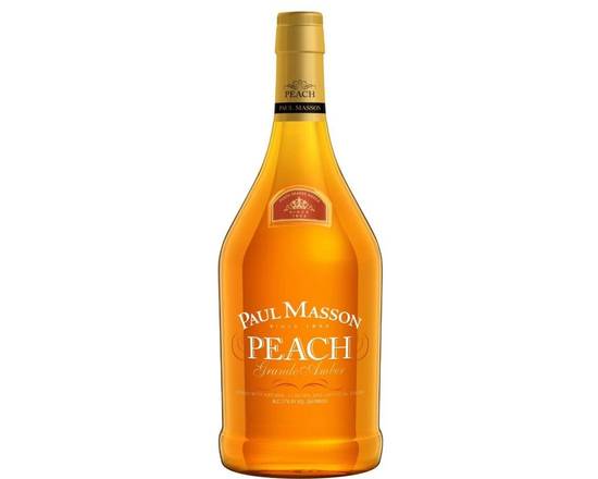Order Paul Masson, Peach Grande Amber Brandy · 1.75 L food online from House Of Wine store, New Rochelle on bringmethat.com