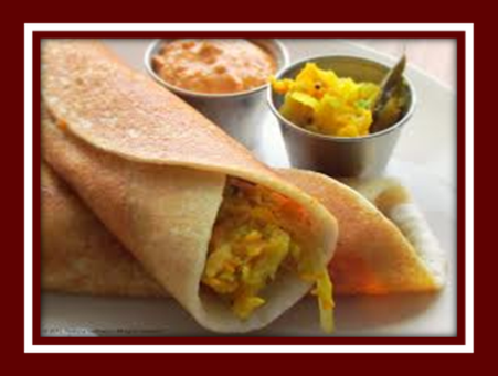Order Masala Dosa food online from Cosmo Indian Cafe store, Lawrence on bringmethat.com