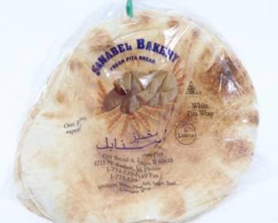 Order Sanabel Pita Bread (6 Loaves) food online from Nohadra Grocery store, Chicago on bringmethat.com