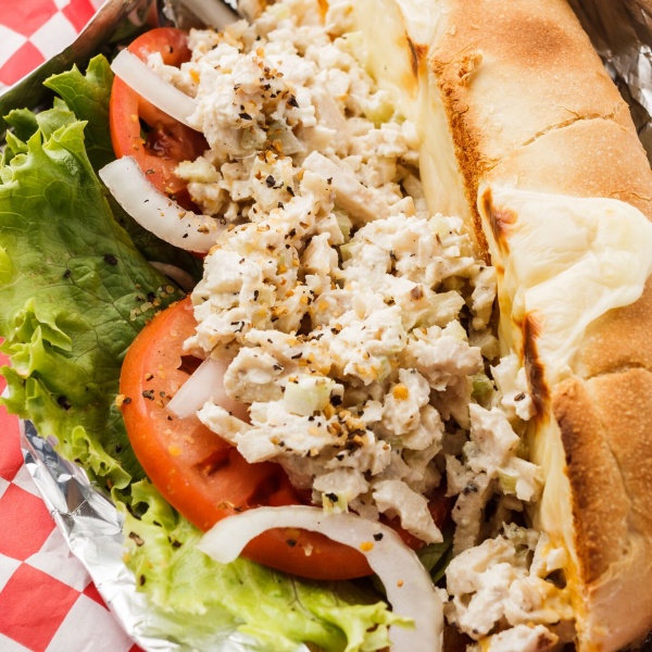 Order Chicken Salad Sandwich food online from Bullchicks store, Baton Rouge on bringmethat.com