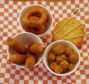 Order Cheese Sticks food online from Pluto's Cafe store, Groesbeck on bringmethat.com