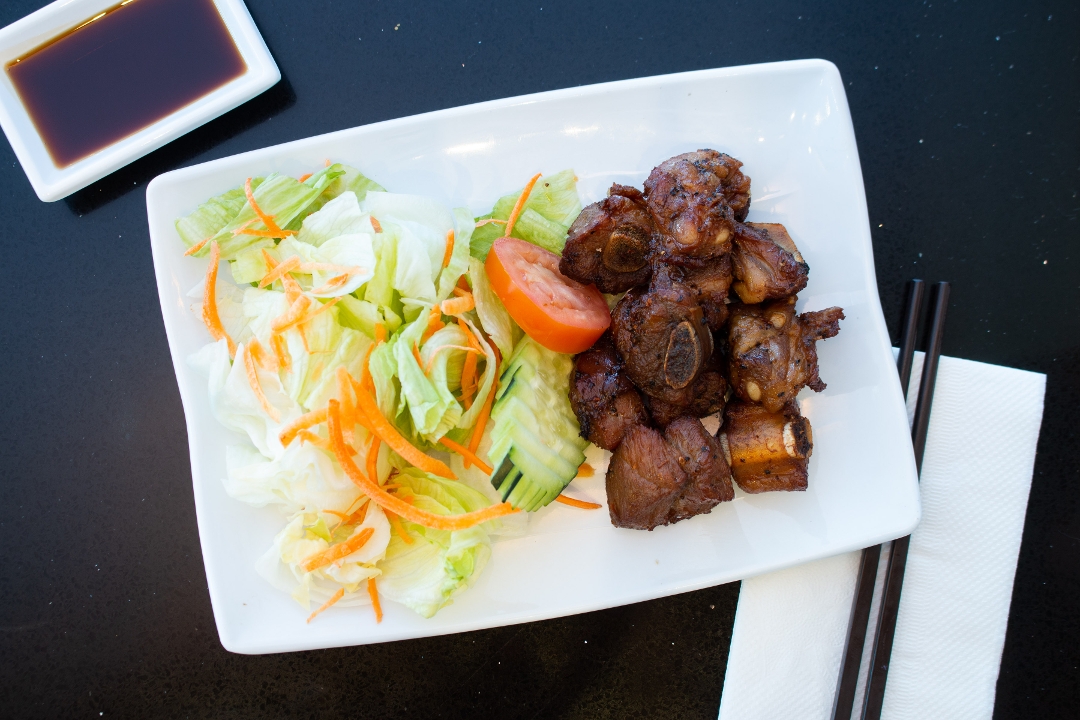 Order Fried Pork Ribs food online from Shandra Thai Cuisine store, Palmdale on bringmethat.com