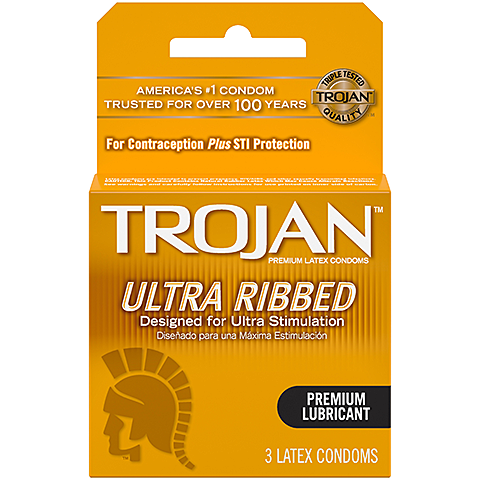 Order Trojan Ribbed Condom 3 Pack food online from 7-Eleven store, Stockton on bringmethat.com