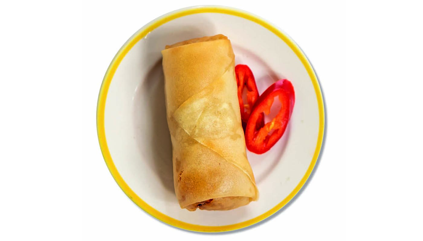 Order Vegetable Spring Roll - 1pc food online from Camile Thai store, Chicago on bringmethat.com