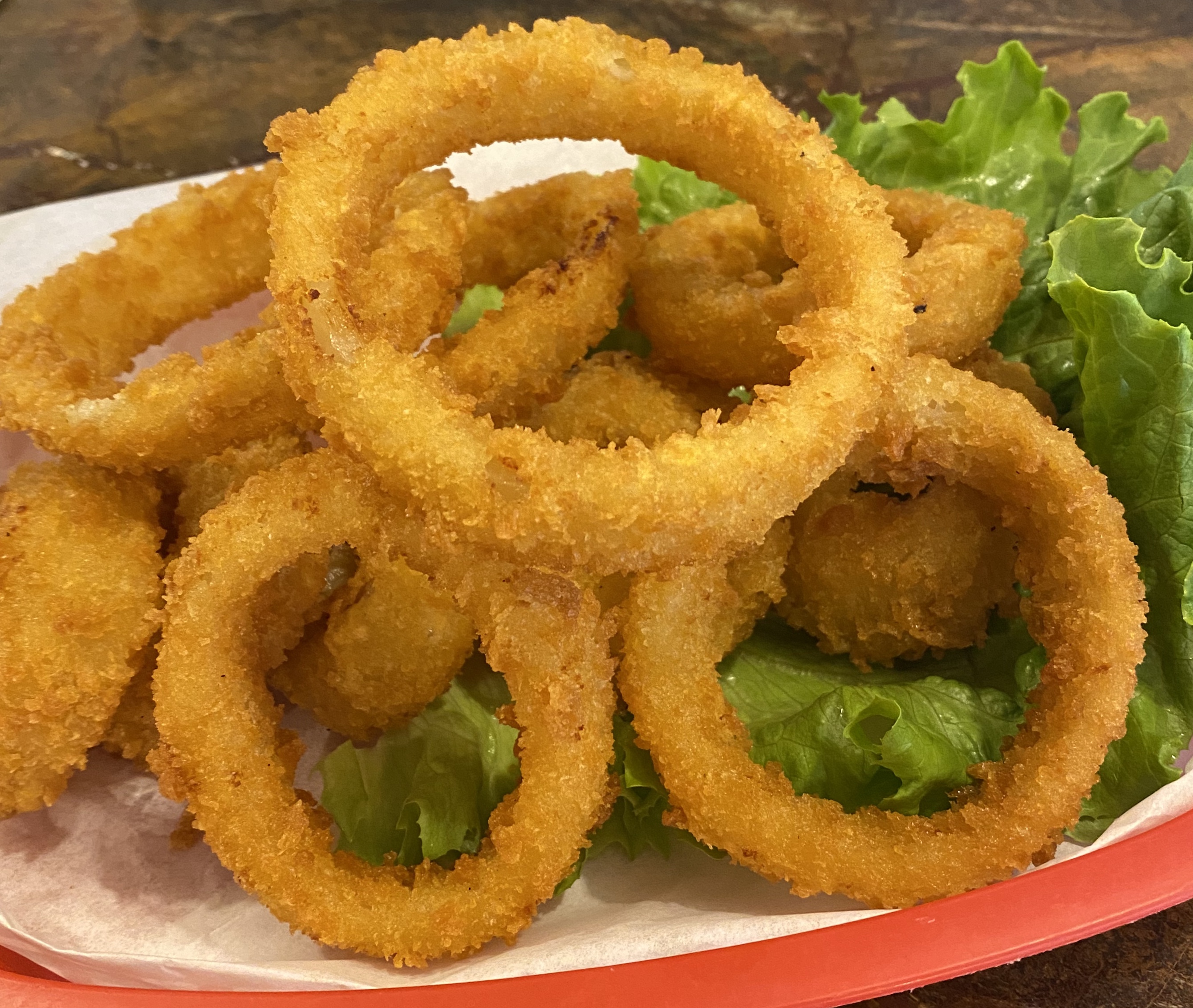 Order Onion Rings food online from The Cow / An Eatery store, Morrison on bringmethat.com