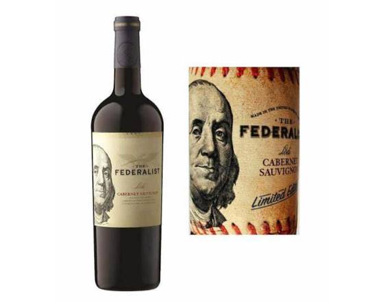 Order The Federalist, Cabernet Sauvignon Hamilton Lodi (2018) · 750 mL food online from House Of Wine store, New Rochelle on bringmethat.com
