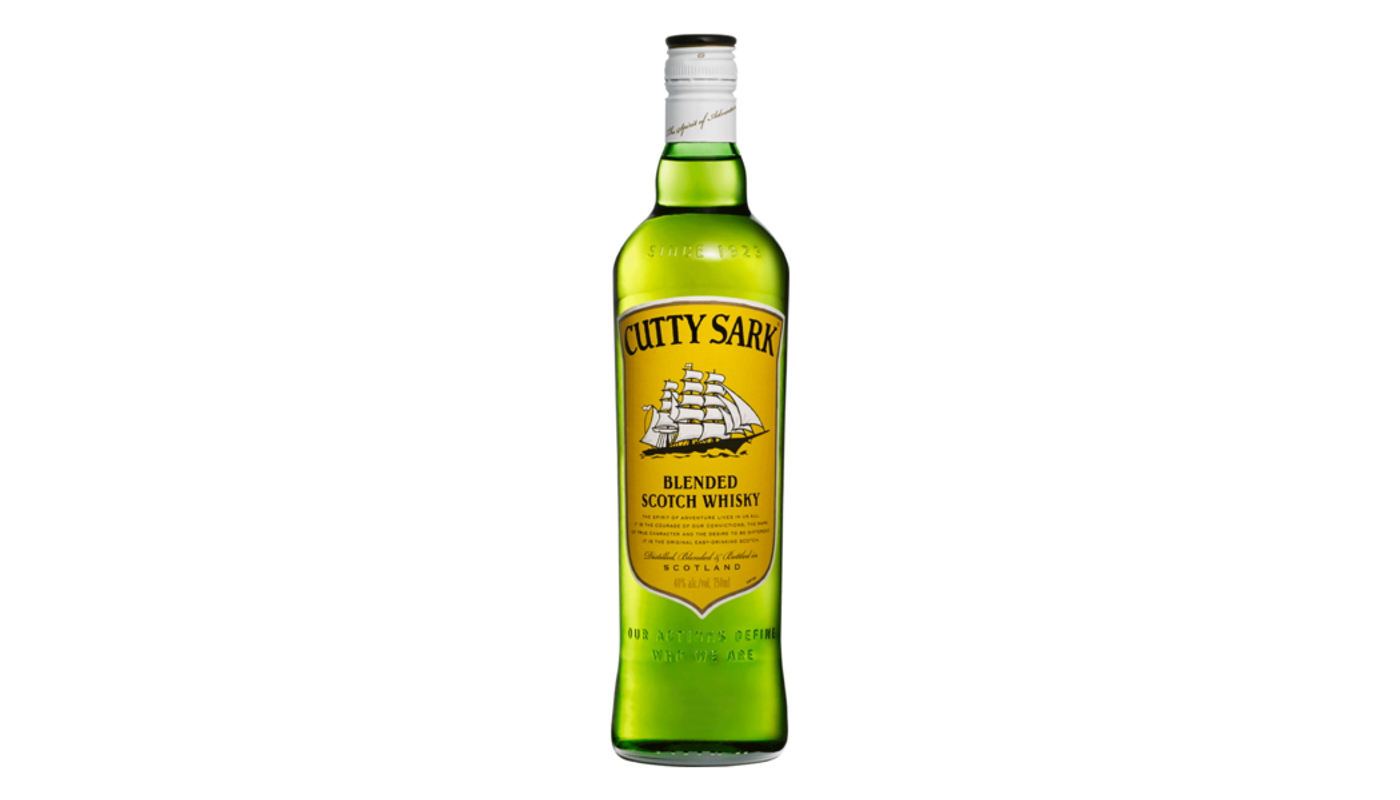 Order Cutty Sark Original Scots Blended Scotch Whisky 750mL food online from Village Liquor store, Lancaster on bringmethat.com