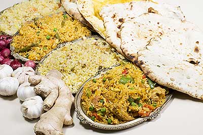 Order Vegetable Pullao food online from New Delhi Restaurant store, San Francisco on bringmethat.com