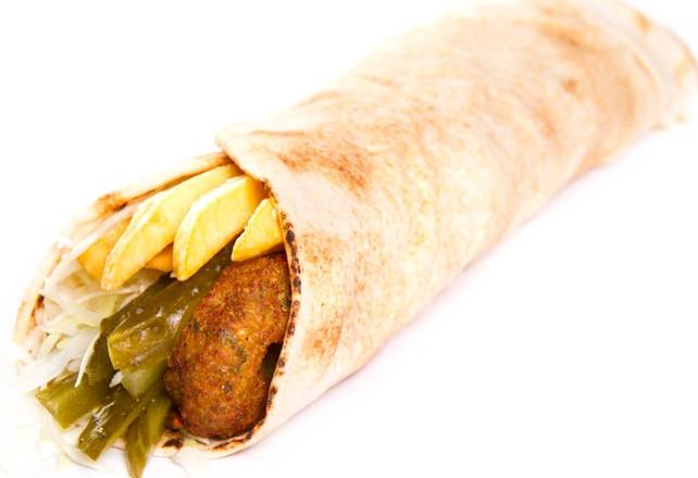 Order Vegetarian Gyro Sandwich food online from Famous Gyro Bar store, Secaucus on bringmethat.com