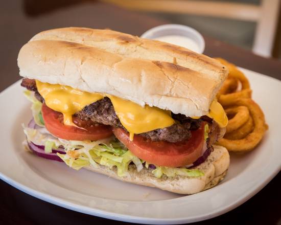 Order The Ultimate Burger food online from Emil's Burger and Breakfast store, Oakland on bringmethat.com