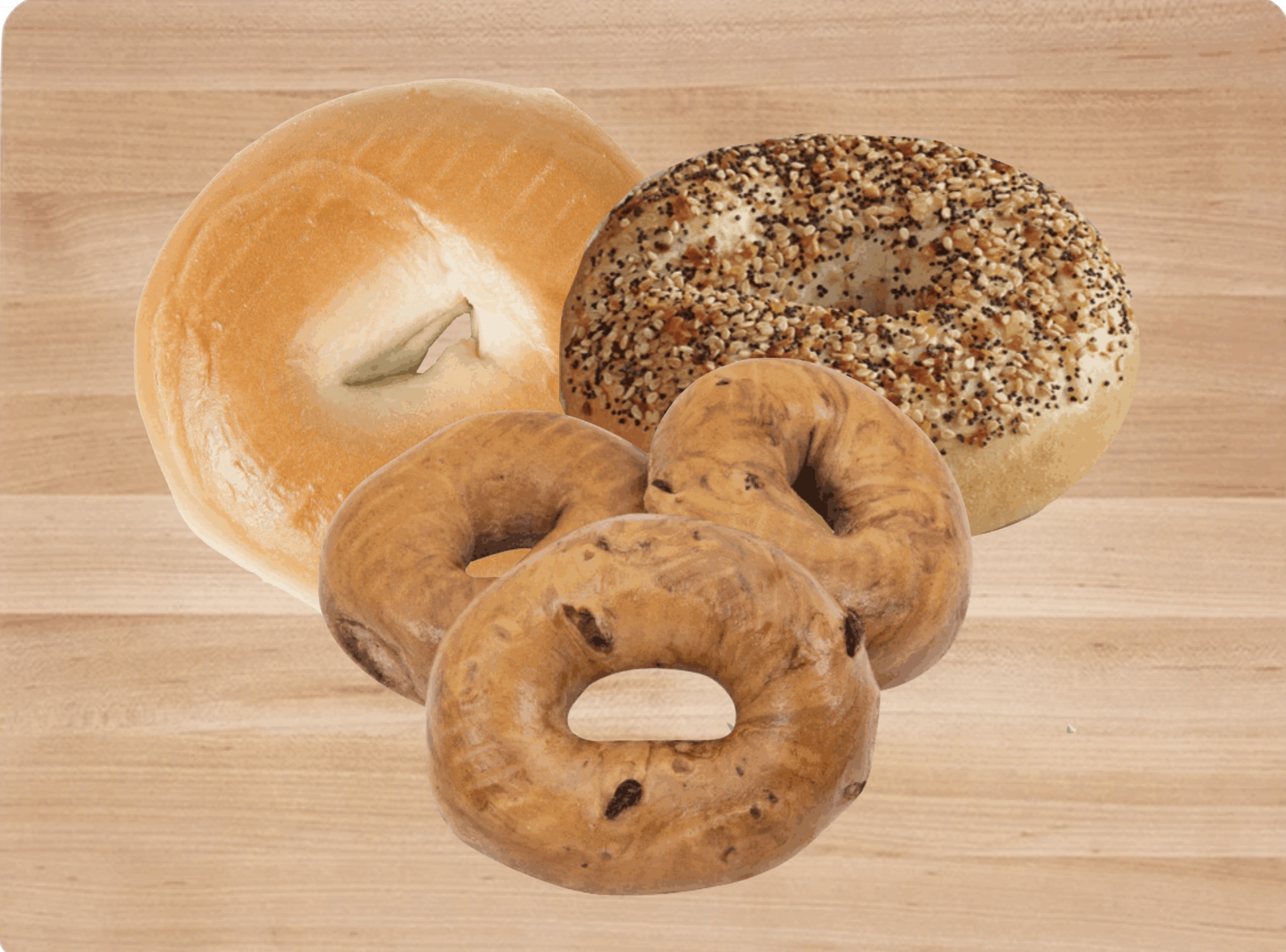 Order NY Bagel food online from My Belly's Playlist store, New York on bringmethat.com