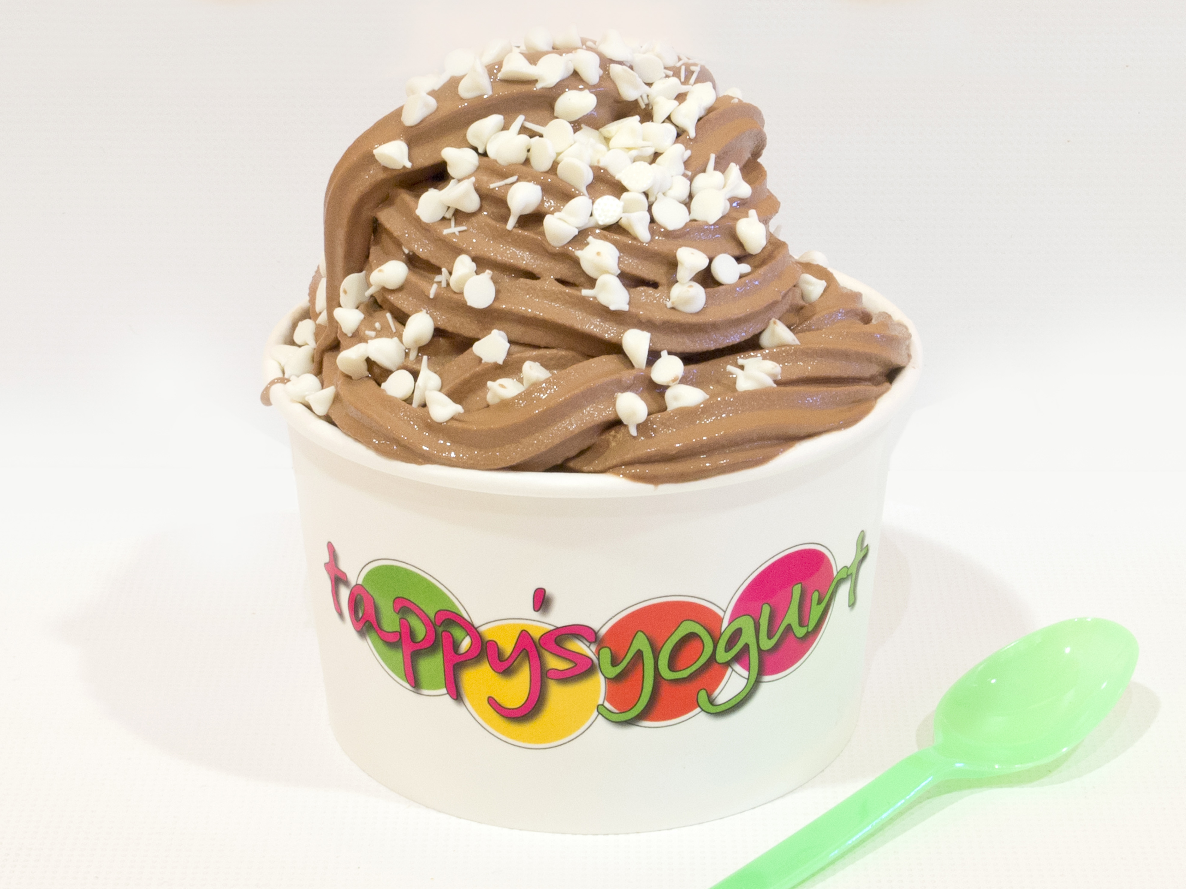 Order 14 oz. Chocolate Frozen Yogurt food online from Tappy Yogurt store, Lewisville on bringmethat.com