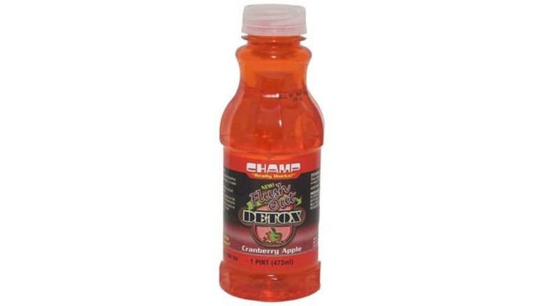 Order Champ Flush Out Detox Drink - Cranberry Apple food online from Red Roof Market store, Lafollette on bringmethat.com