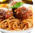 Order Pasta with Meatballs food online from Purple Pizza & Grill store, Ewing on bringmethat.com