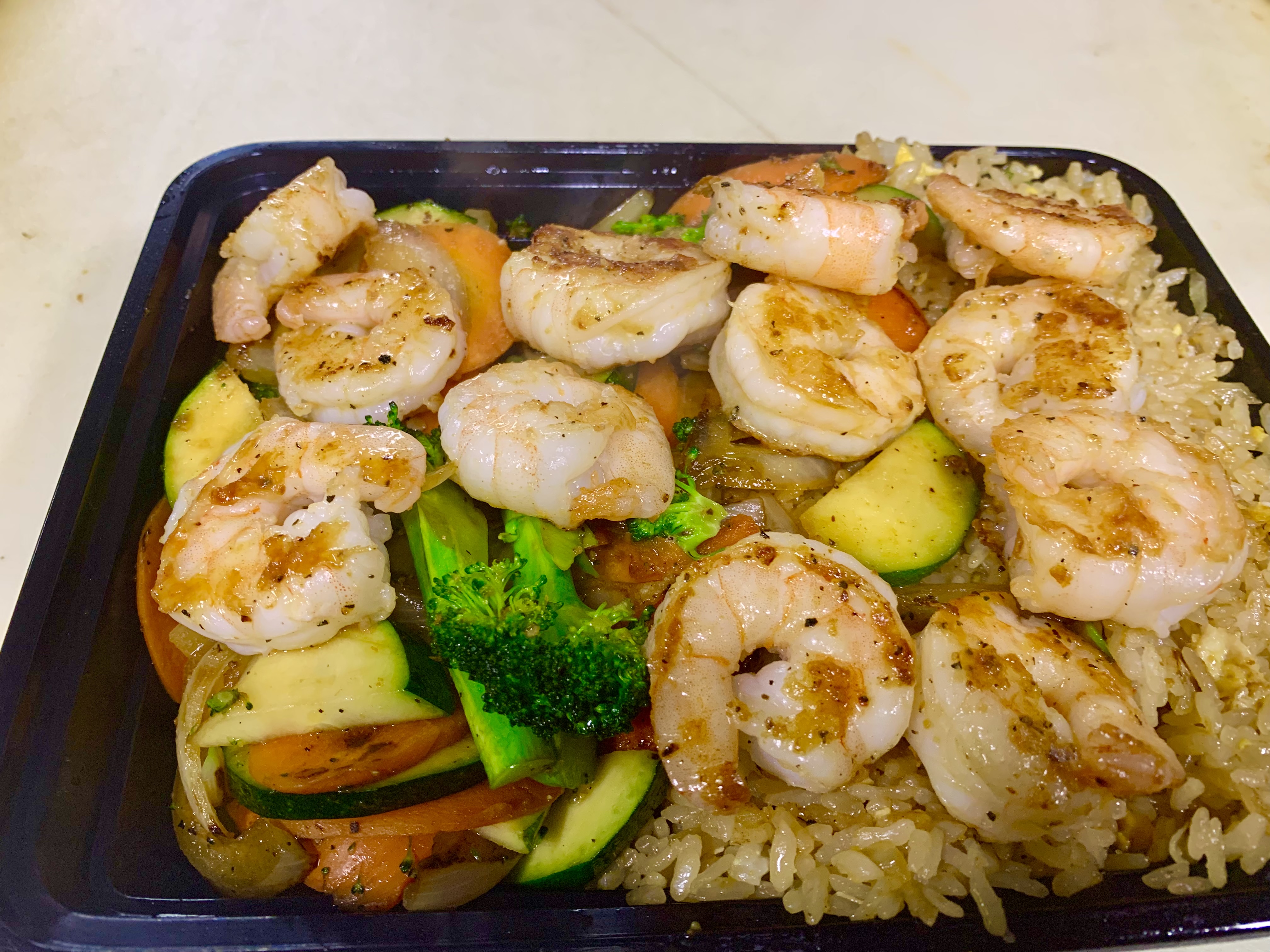 Order Shrimp Plate food online from Samurai Hibachi Grill store, Los Angeles on bringmethat.com
