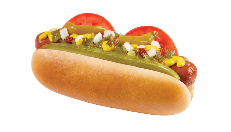 Order Chicago Veggie Dog food online from Wienerschnitzel #583 store, Las Vegas on bringmethat.com