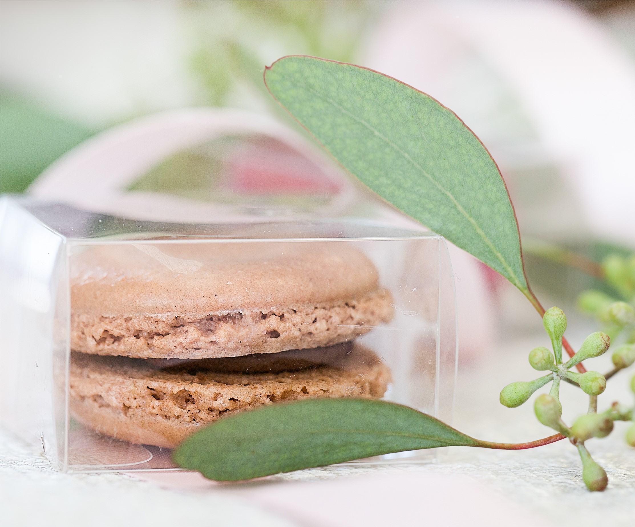 Order Clear Box of 1 Macaron food online from Le Macaron French Pastries store, Liberty Township on bringmethat.com