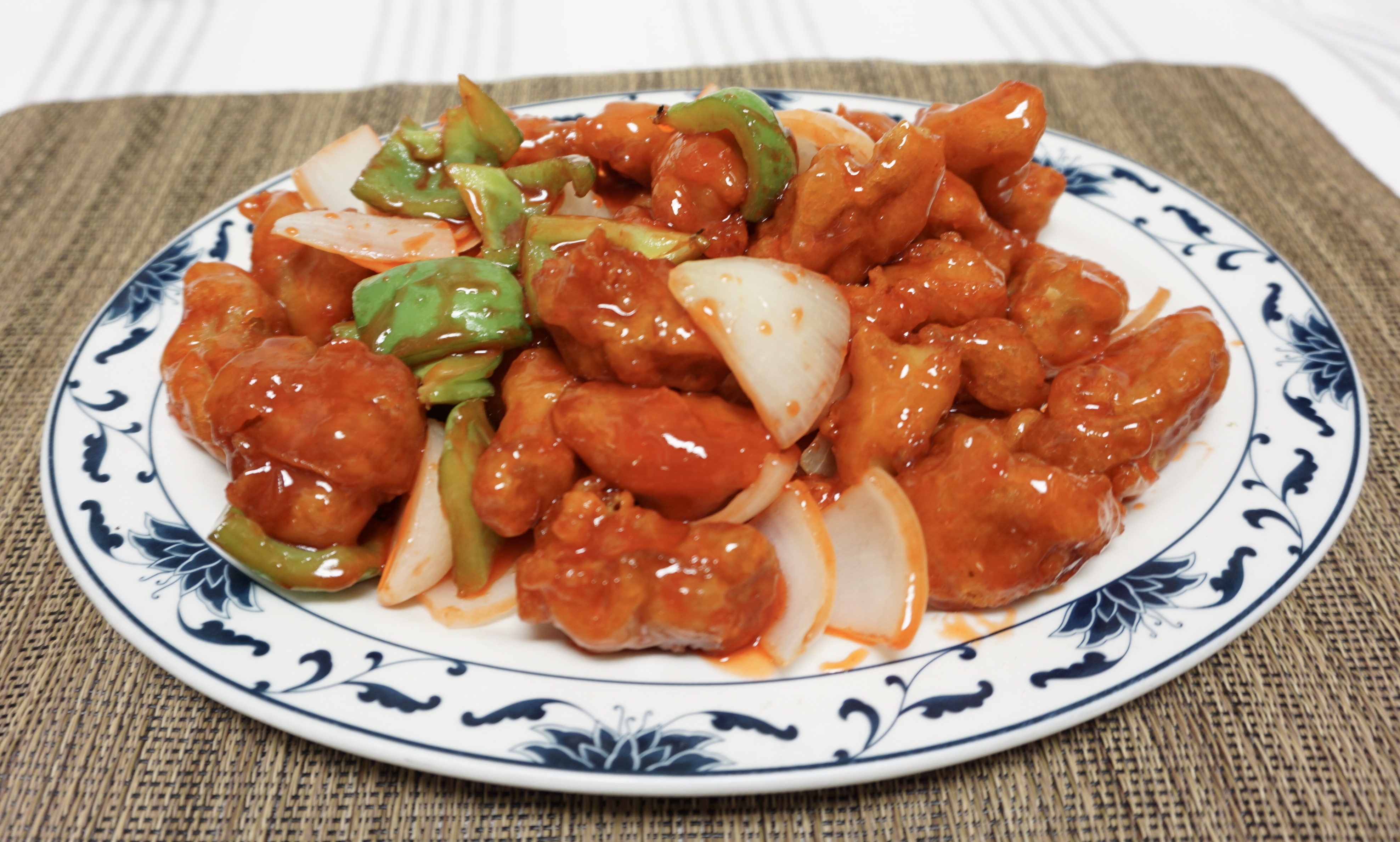 Order Sweet and Sour Chicken food online from Jade Restaurant store, Visalia on bringmethat.com