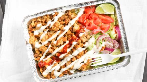 Order 2. Chicken Plate food online from Ali Gyro Halal store, Austin on bringmethat.com