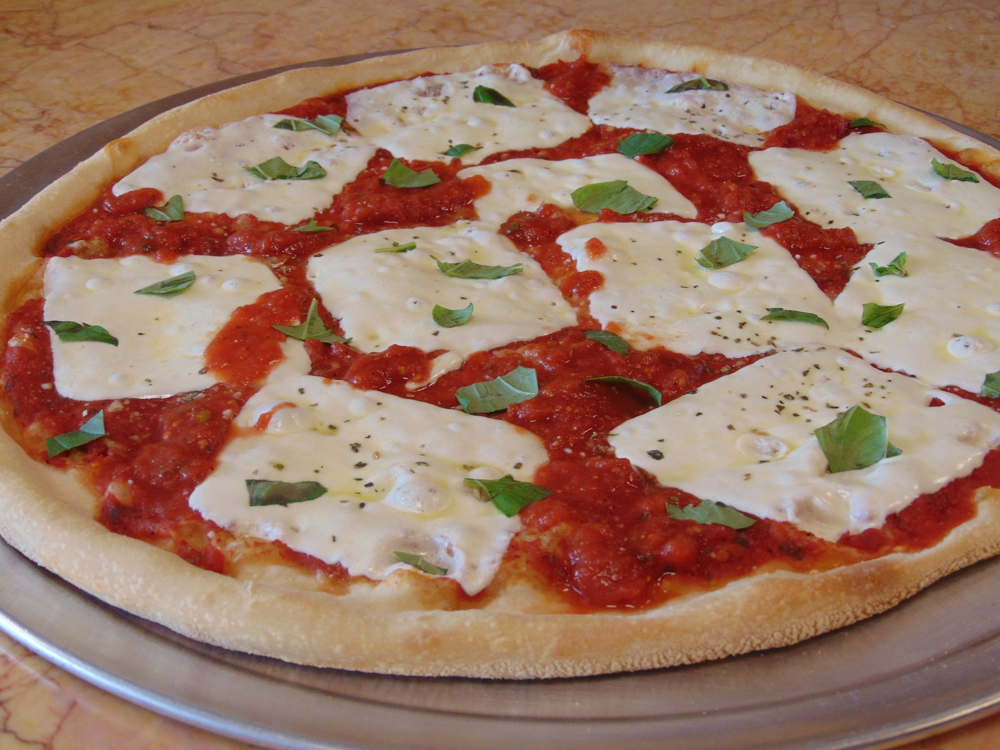 Order Margherita Pizza food online from Calabria Pizza store, Shrub Oak on bringmethat.com