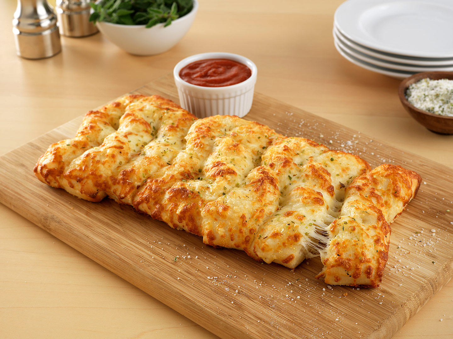 Order Asiago Cheese Bread food online from Donatos Pizza store, Bellefontaine on bringmethat.com
