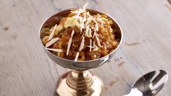 Order Carrot Halwa food online from Copper Pot store, Redondo Beach on bringmethat.com