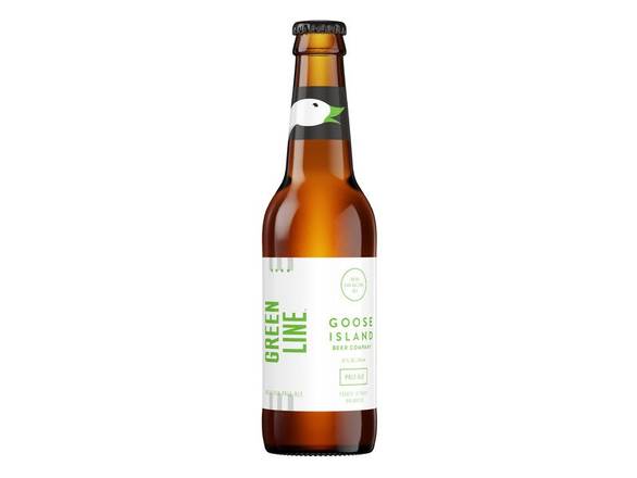 Order Goose Island Green Line Pale Ale - 6x 12oz Bottles food online from Leo's Liquor store, Chicago on bringmethat.com