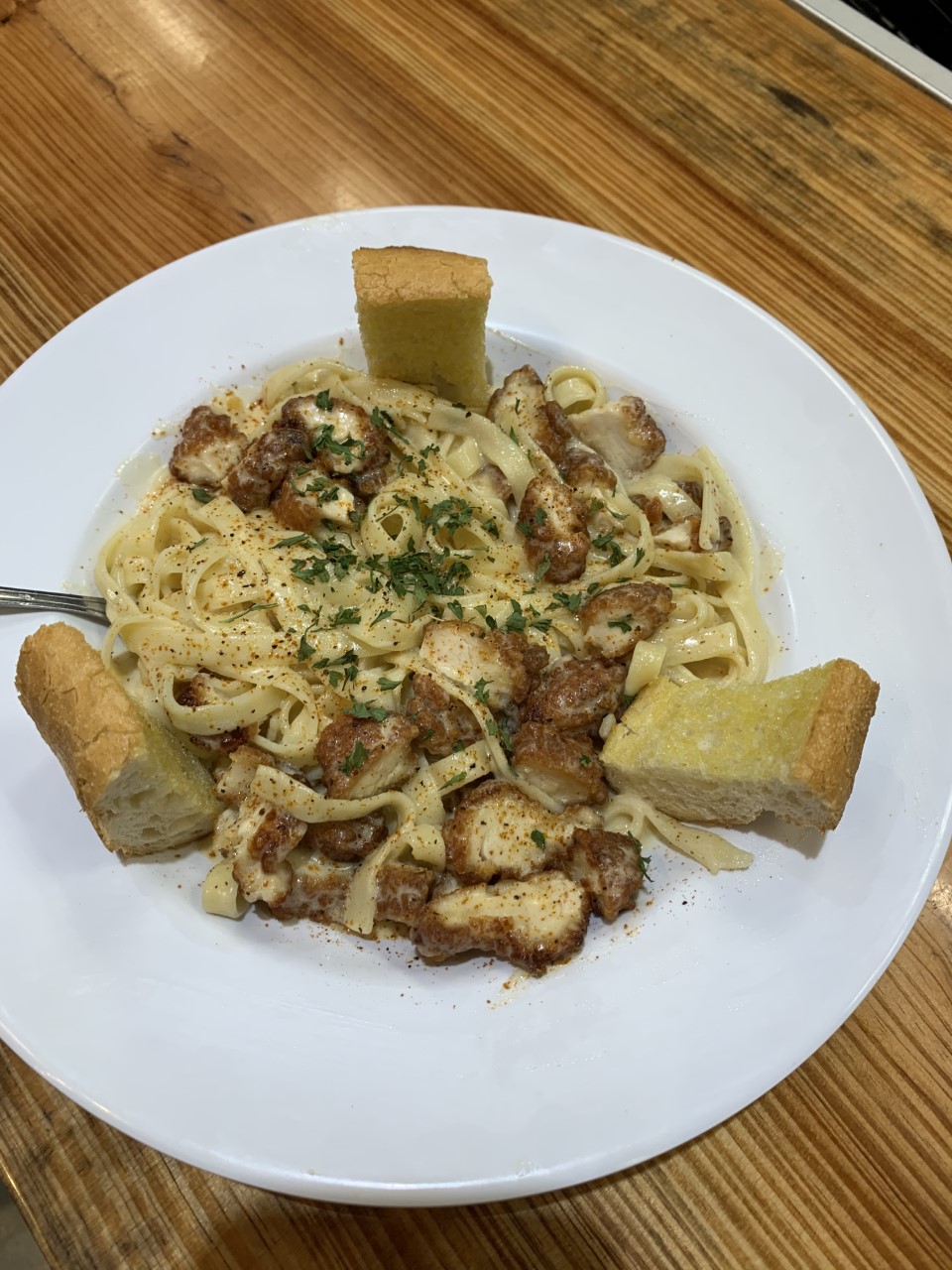 Order Alfredo Pasta food online from The Lost Cajun store, Humble on bringmethat.com