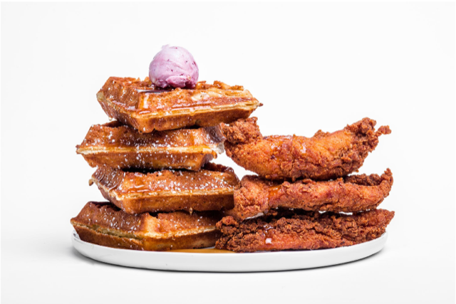 Order BBQ Chicken Tenders & Waffles food online from Sweet Chick store, New York on bringmethat.com