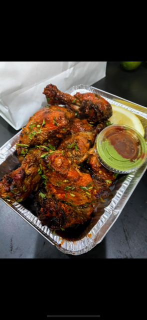 Order 4 Piece Tandoori Chicken food online from The Himalayan Flames store, Dearborn on bringmethat.com
