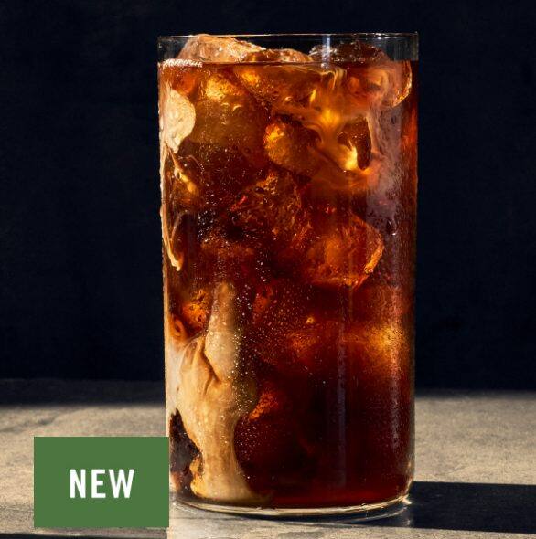 Order Iced Cafe Blend Dark Roast Coffee food online from Panera store, Fairport on bringmethat.com