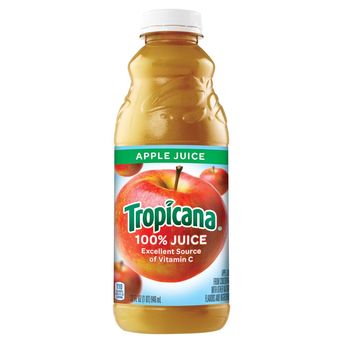 Order 32 oz. Tropicana Apple Juice food online from The Ice Cream Shop store, Providence on bringmethat.com