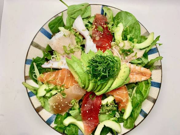 Order Sashimi Salad food online from Narumi Sushi store, Lemon Grove on bringmethat.com