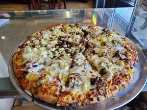 Order Jamaican me Crazy Pizza food online from Dan Pizza Co store, Webster on bringmethat.com