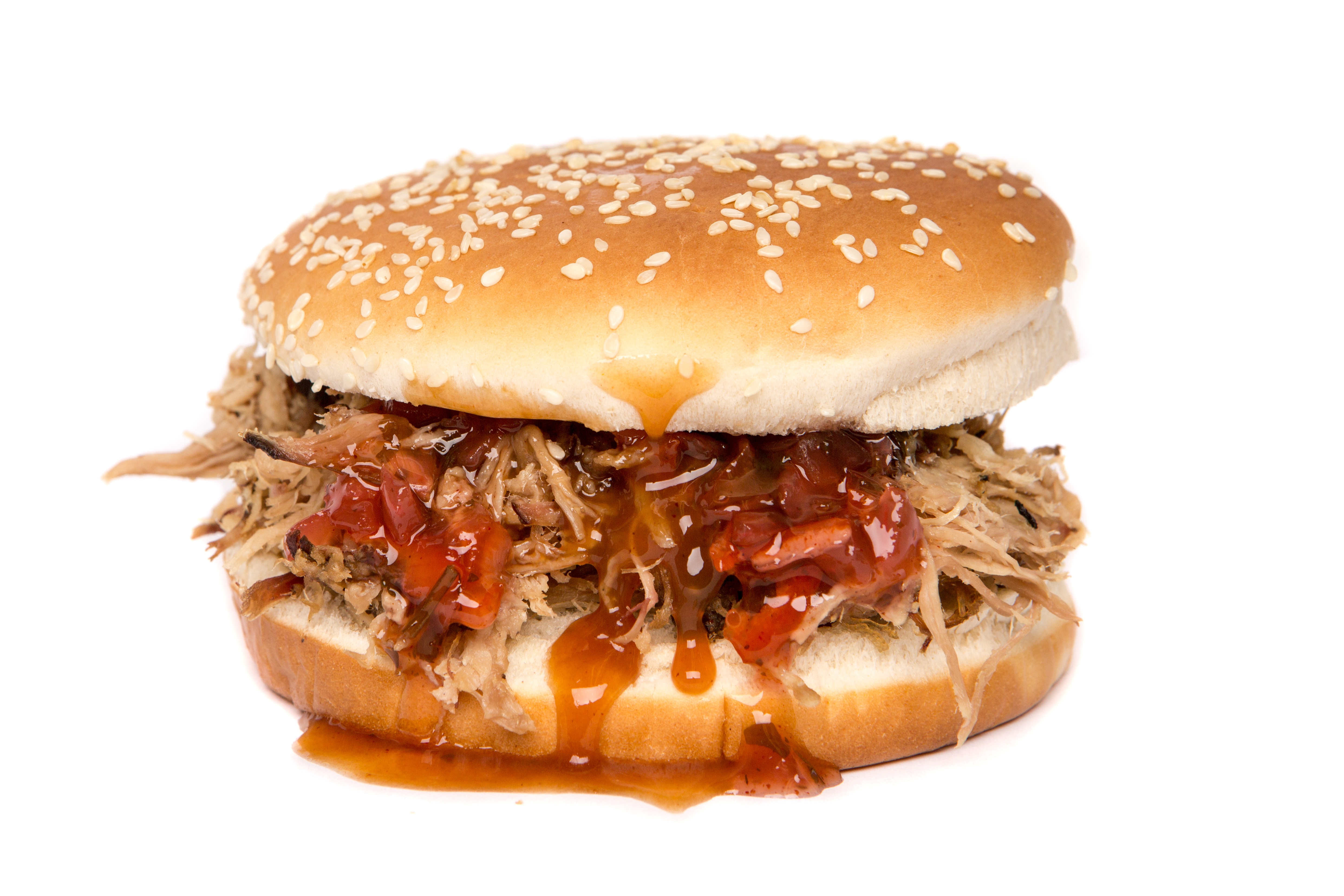 Order Pulled Pork Sandwich food online from Serious Texas Bbq store, Fort Collins on bringmethat.com