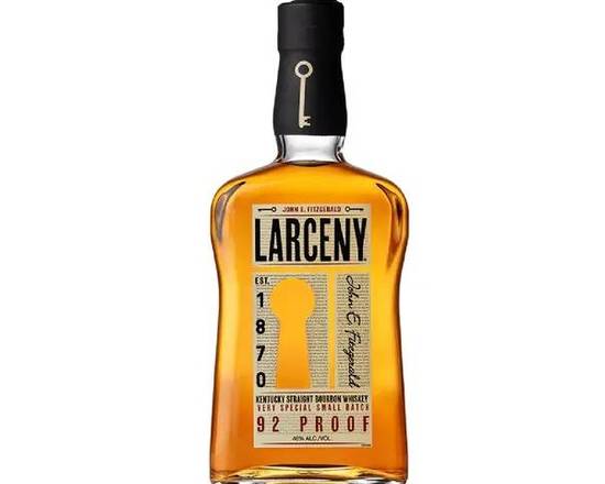 Order Larceny 750ml food online from Happy Hill Country Liqour store, Liberty Hill on bringmethat.com