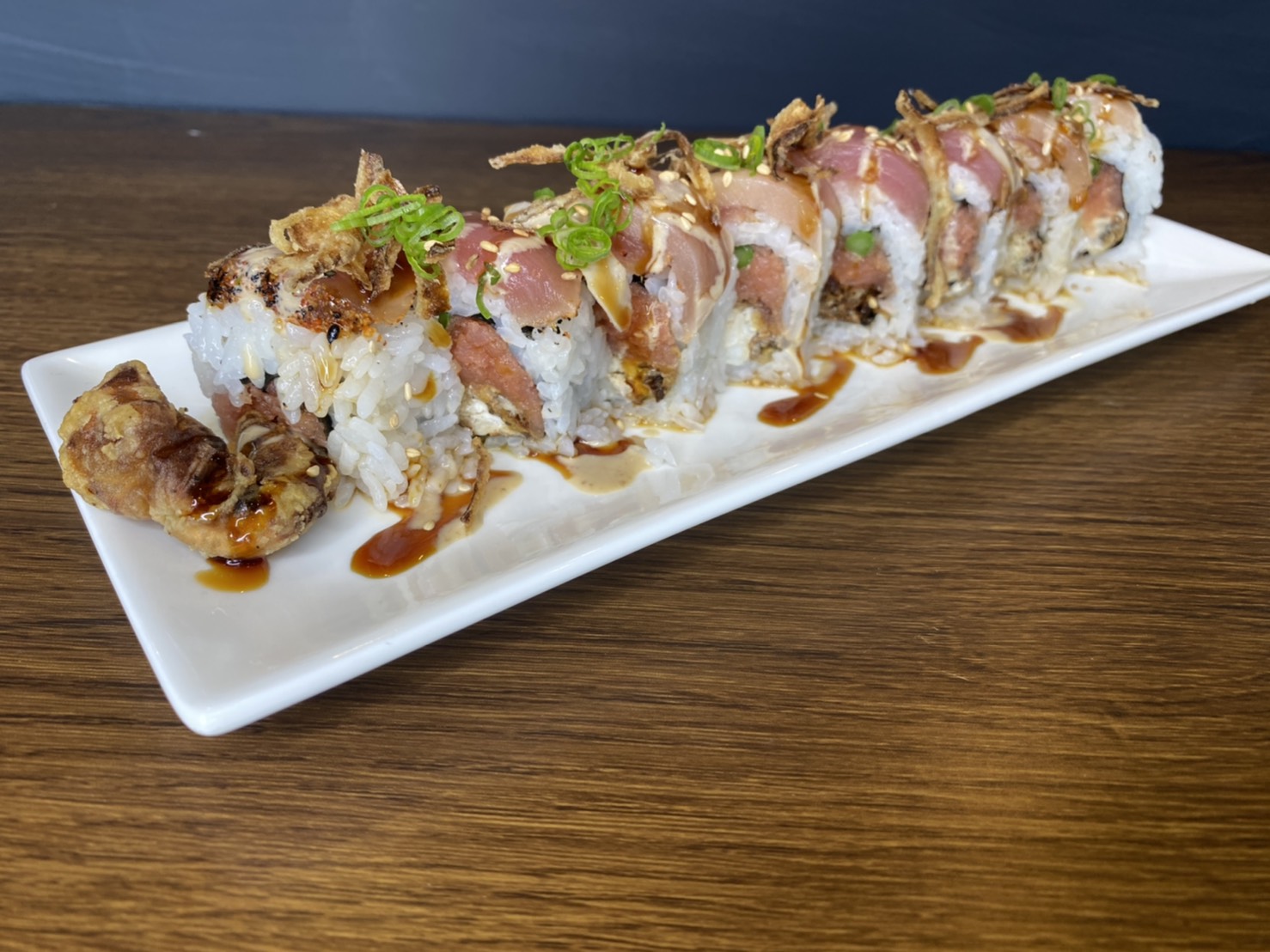 Order Ninja Roll food online from Kome Sushi And Fusion Restaurant store, Garden Grove on bringmethat.com