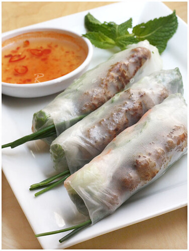 Order A4. Summer Grilled Rolls (2) food online from Pho Van Noodles & Grill store, Houston on bringmethat.com