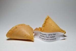Order 簽語餅 Fortune Cookies  food online from Lucky Wok Chinese Restaurant store, Lisle on bringmethat.com