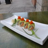 Order Spicy Caterpillar Roll food online from Kooma Sushi store, Columbus on bringmethat.com