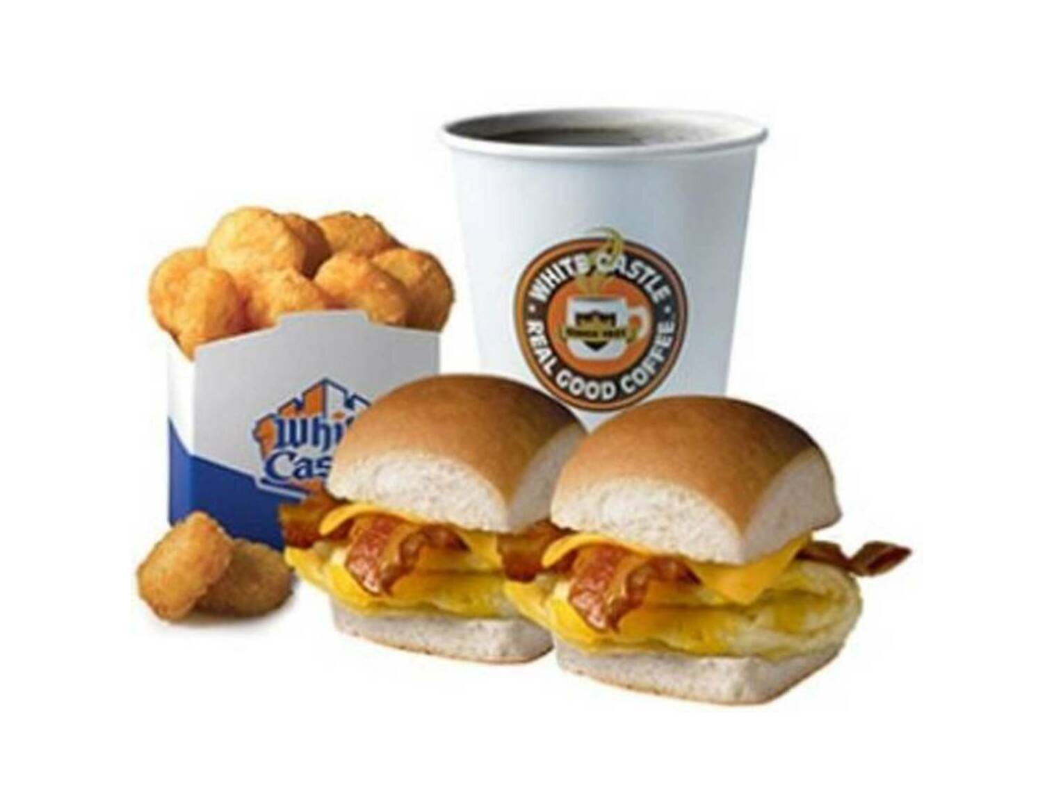 Order 2 BREAKFAST SLIDERS COMBO CAL 860-1090 food online from White Castle store, Mineapolis on bringmethat.com