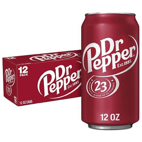 Order Dr Pepper Soda - 12.0 oz x 12 pack food online from Walgreens store, Glendale on bringmethat.com