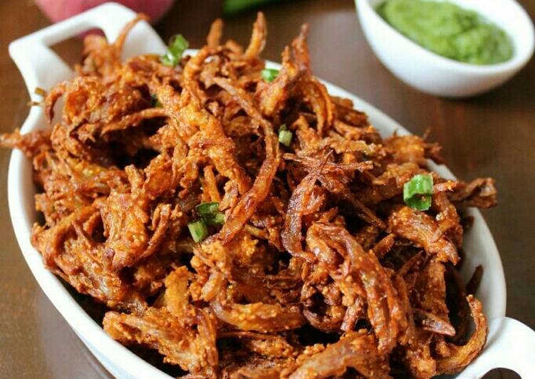 Order Onion Pakora food online from Indian Cuisine store, Portage on bringmethat.com