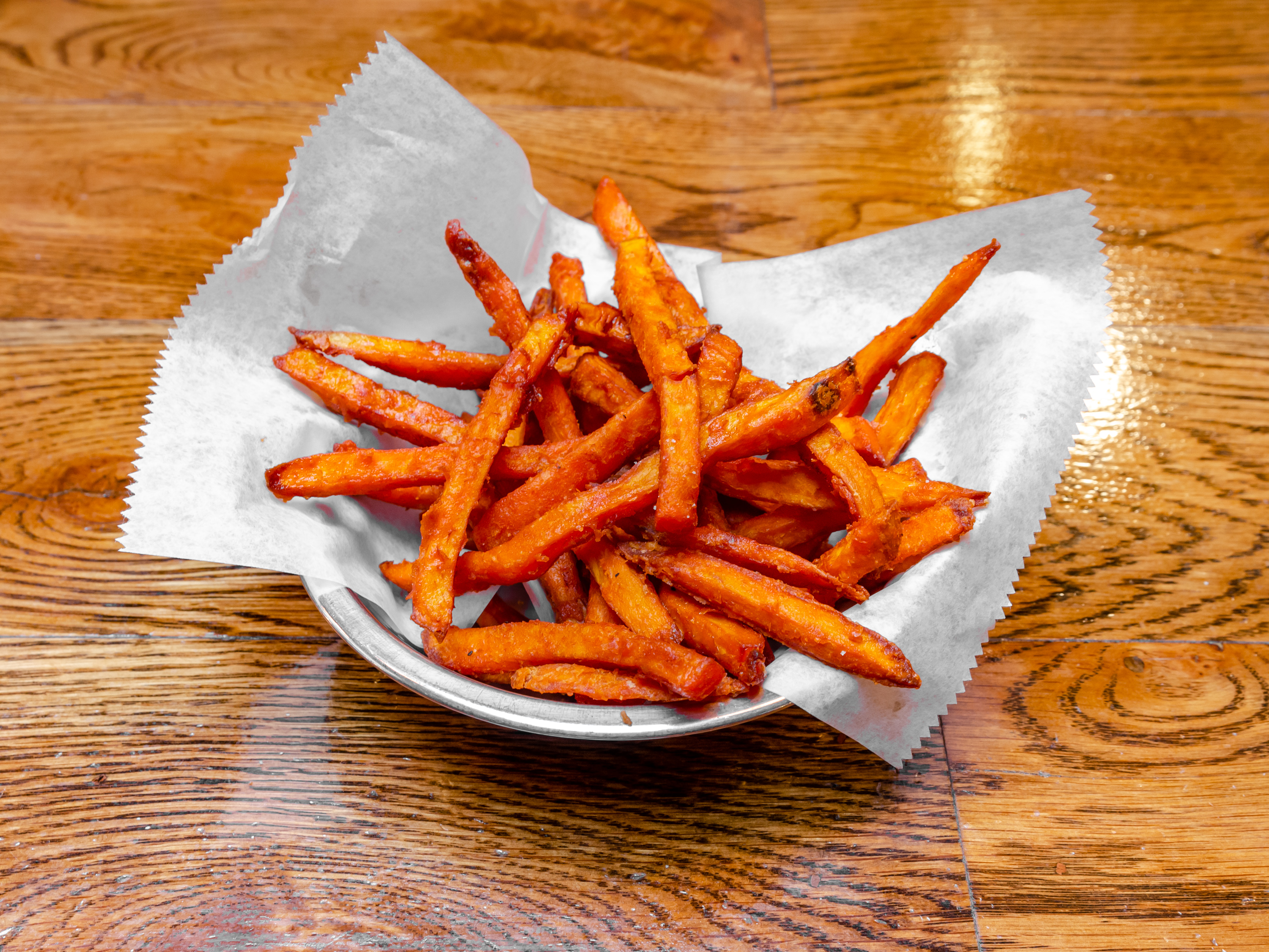 Order Sweet Potato Fries food online from Black Iron Burger store, New York on bringmethat.com