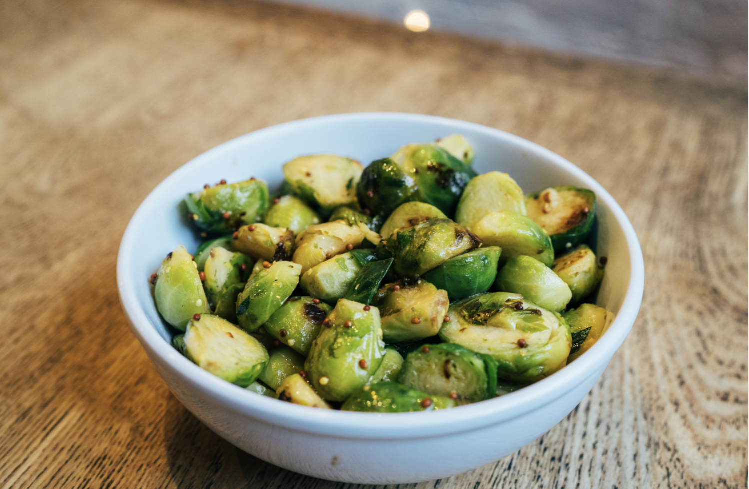 Order Brussels Sprouts 8oz food online from Poulette rotisserie chicken store, New York on bringmethat.com