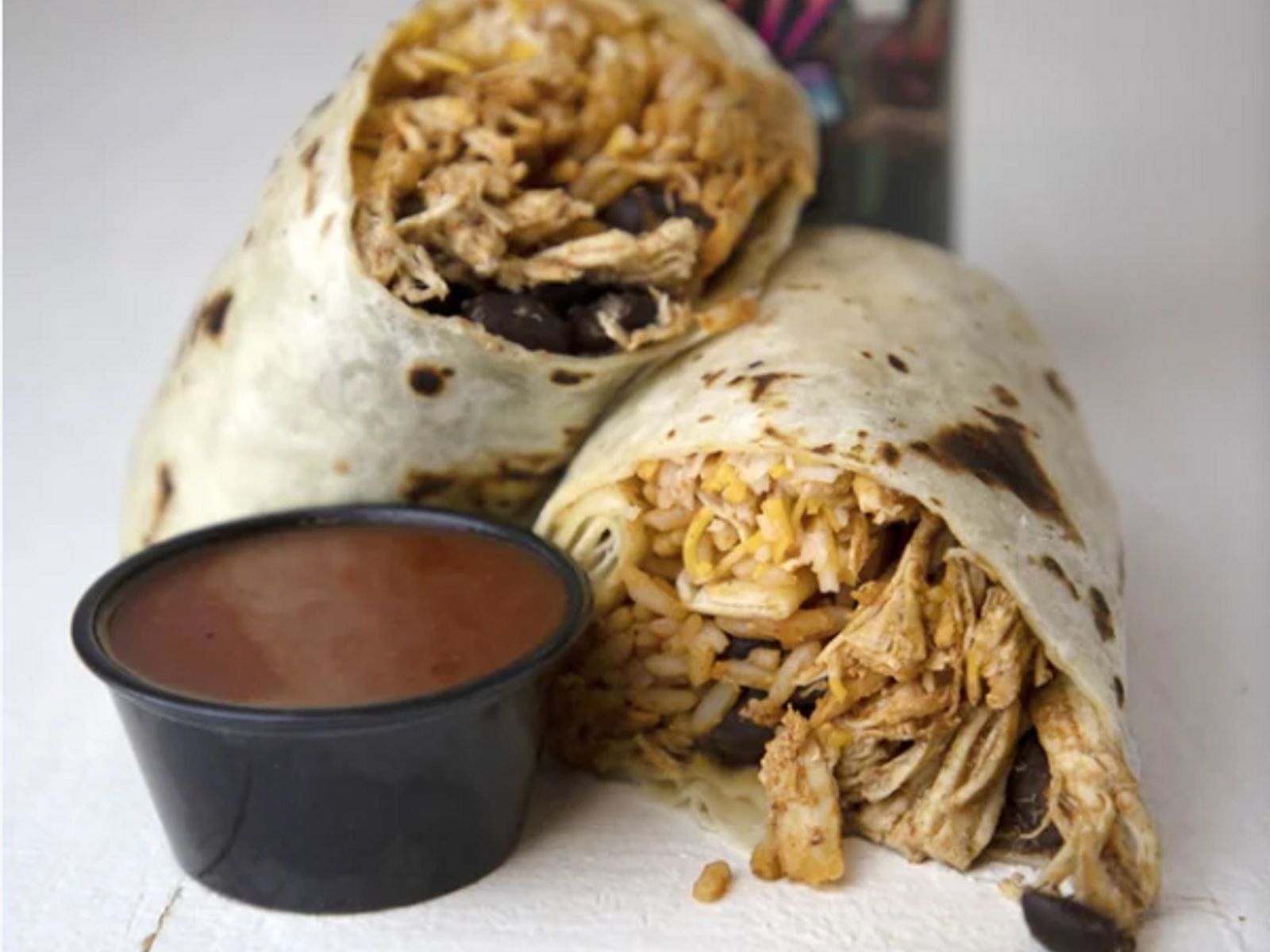 Order Chicken Burrito food online from Seaside Burritos and Tacos store, Redondo Beach on bringmethat.com