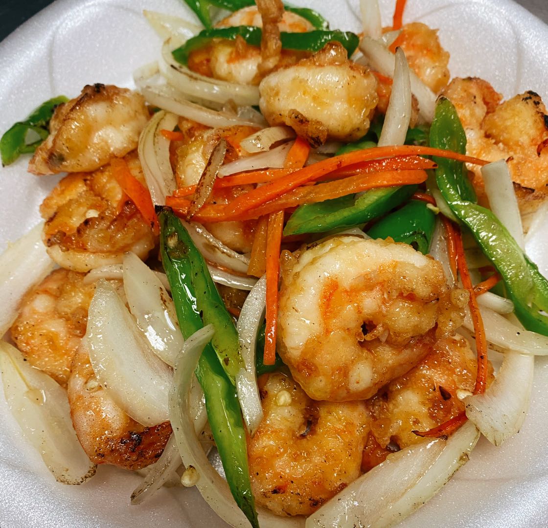 Order Salt pepper Shrimp  food online from Pearl Chinese Restaurant store, Raleigh on bringmethat.com
