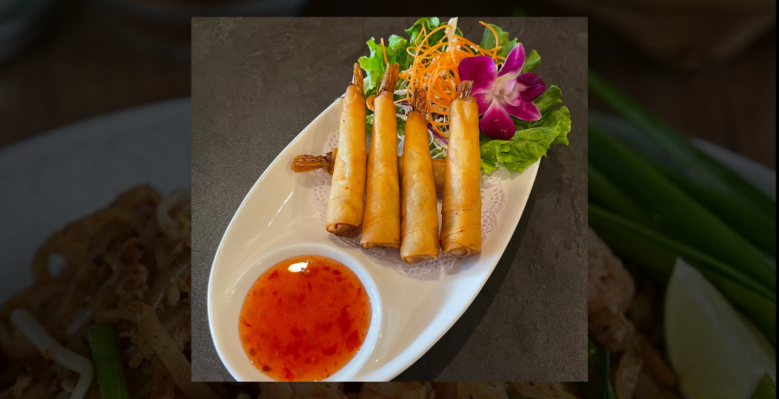 Order 9. Royal Shrimp Rolls food online from Thonglor Thai Bistro store, San Mateo on bringmethat.com