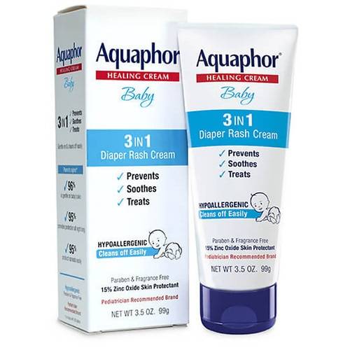 Order Aquaphor 3-in-1 Diaper Rash Cream - 3.5 oz food online from Walgreens store, Menlo Park on bringmethat.com